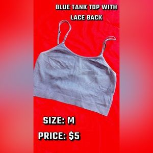Blue tank top